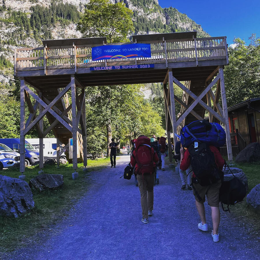 Arriving at Kander100